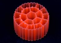 Corpo filtrante di plastica materiale K3 dell'HDPE vergine di corpo filtrante dello stagno di pesce di colore rosso