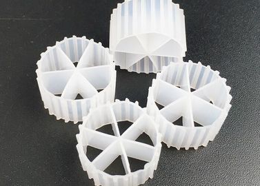 comprare 16*10mm Dimensione MBBR Biocell Filter Media Materiale HDPE vergine e colore bianco per RAS online manufacture