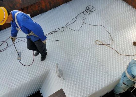 comprare PP PVC Honeycomb Tube Saff Media / Lamella Media per il trattamento dell'acqua Colore bianco online manufacture