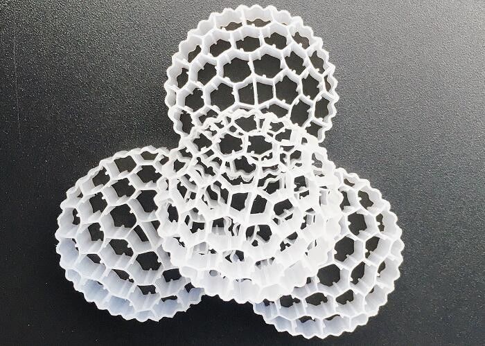 Activecell Biotube MBBR Plastic Filter Media Bianco Colore 800m2/M3