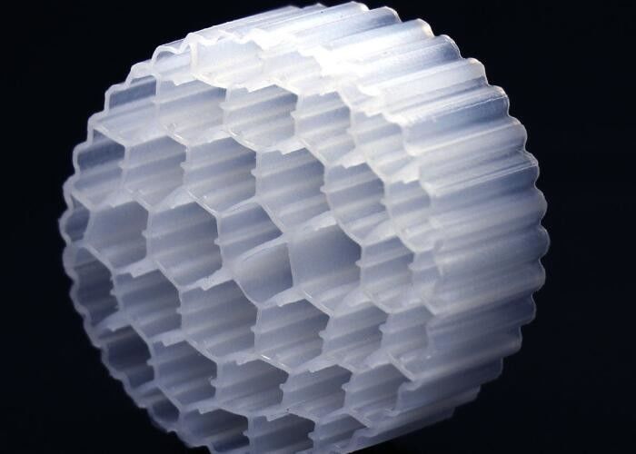 Pe38 25*4mm Hdpe Mbbr bio- corpo filtrante letto mobile Safty ampia superficie