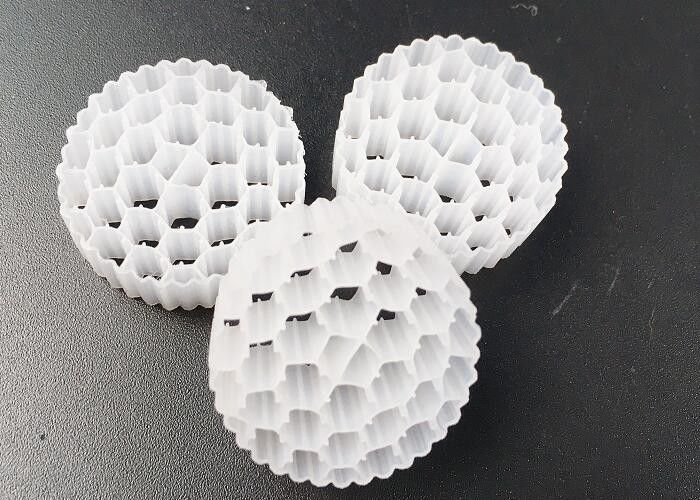 Pe38 25*4mm Hdpe Mbbr bio- corpo filtrante letto mobile Safty ampia superficie