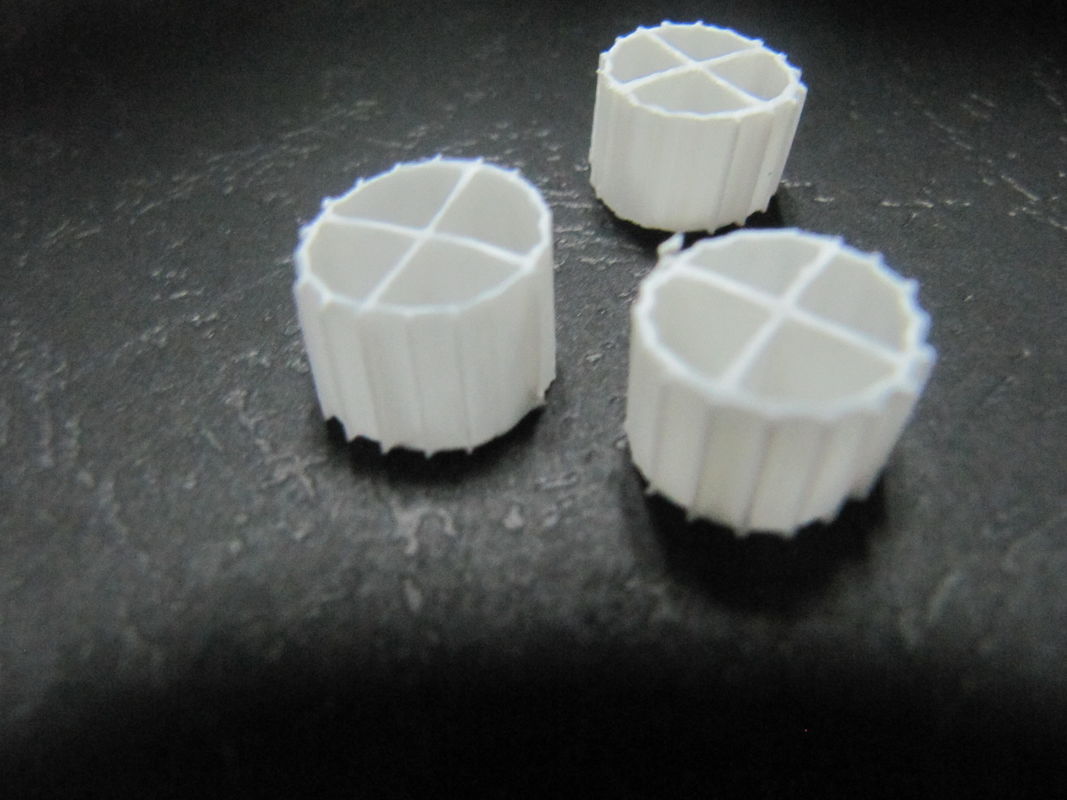 MBBR Bio Media K1 attivato con colore bianco e materiale HDPE vergine