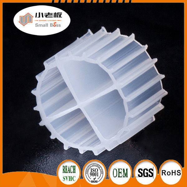 Popolari sfere bio MBBR per acquari in colore bianco da 11*7 mm e materiale HDPE vergine