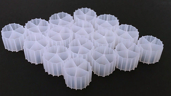 Popolari sfere bio MBBR per acquari in colore bianco da 11*7 mm e materiale HDPE vergine