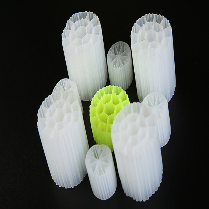 Colore Bianco MBBR Pond Biocell Filter Media Virgin HDPE Materiale E Galleggiante Per RAS