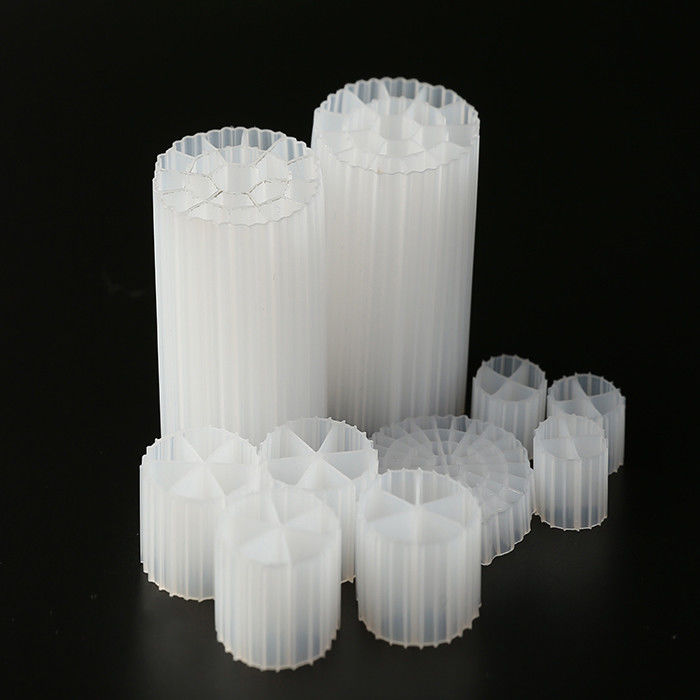 Biopipe MBBR colore bianco e materiale HDPE K3 filtro media resistenza agli urti e buona superficie se k1 filtro stagno