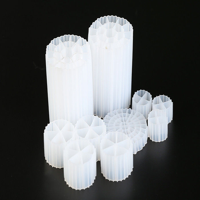 Biopipe MBBR colore bianco e materiale HDPE K3 filtro media resistenza agli urti e buona superficie se k1 filtro stagno