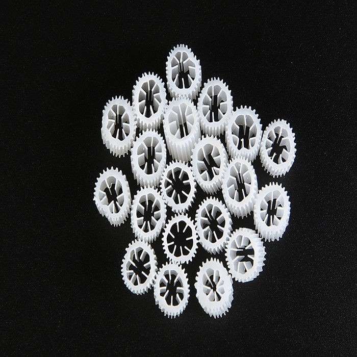 7 fori filtro galleggiante media HIPS materiale Biocella di plastica per le acque reflue industriali