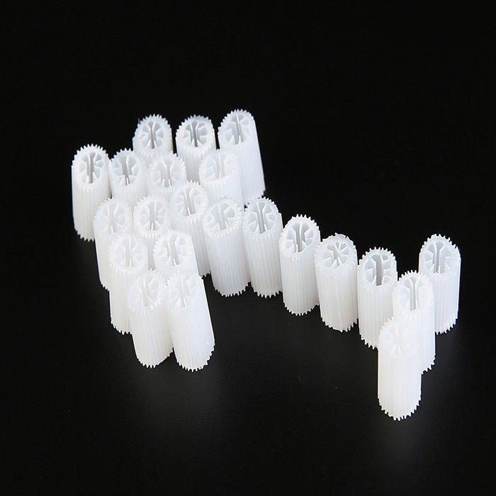 Virgin MBBR Bio Media Pesante Dimensione 5*10mm Bianco Virgin HIPS Materiale Biocella di plastica