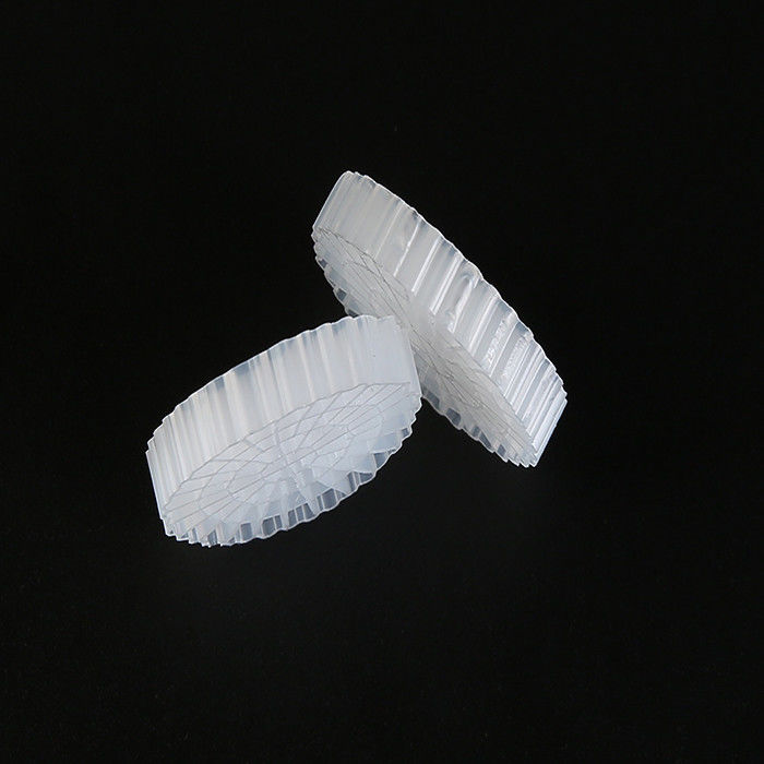 RAS Bianco Filtro Plastica Media MBBR K5 Per piscicoltura, trattamento delle acque
