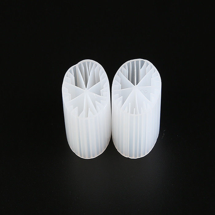 Materiale HDPE vergine MBBR Bio Media Bianco Colore 15*15mm Dimensione per acque reflue