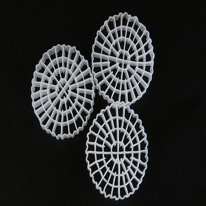 Materiale vergine HDPE MBBR Biofiltro in plastica con buona superficie