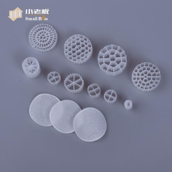 Medi filtri PE38 Consumo energetico inferiore Mbbr Portatore di biomassa galleggiante