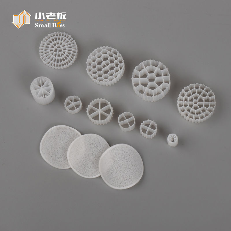 Materiale di plastica PE38 Audit FDA 800m2/m3 mbbr Biofilter carrier