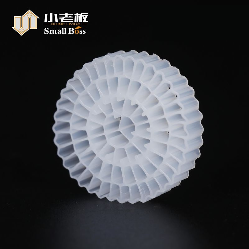 campione 75 fori Grande superficie Bianco Medi MBBR affidabile Bio Filtro Medi per RAS