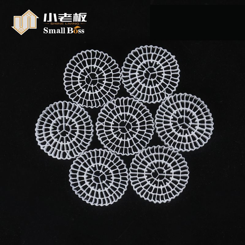 campione 75 fori Grande superficie Bianco Medi MBBR affidabile Bio Filtro Medi per RAS