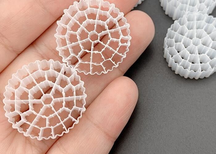 Colore bianco 25*10 mm PE Mbbr filtro galleggiante