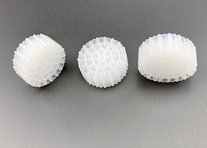 Colore bianco 25*10 mm PE Mbbr filtro galleggiante