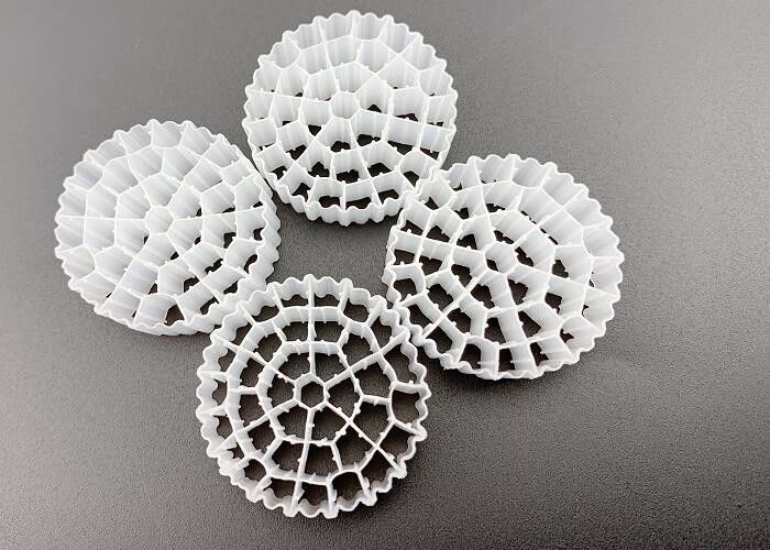 Colore bianco 25*10 mm PE Mbbr filtro galleggiante