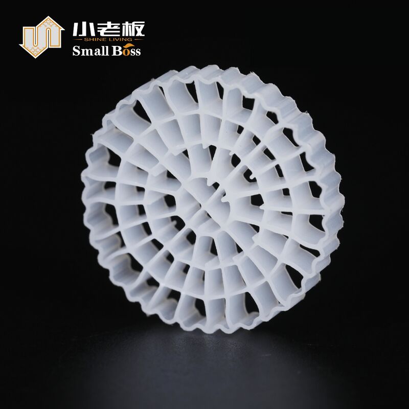 Resistenza agli urti Materiale plastico MBBR Biocell Filter Media Superficie alta Per RAS