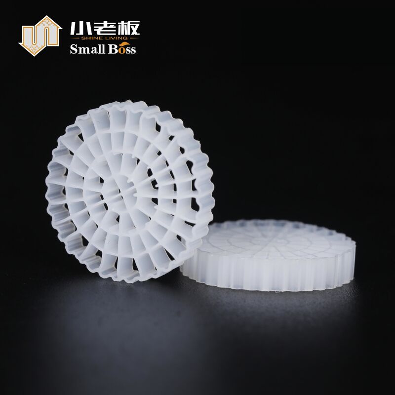 Resistenza agli urti Materiale plastico MBBR Biocell Filter Media Superficie alta Per RAS