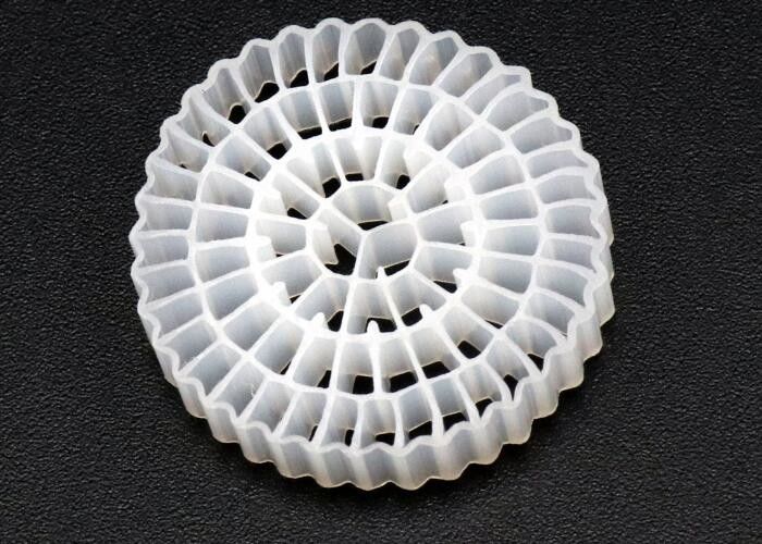 Bio Film Growth Fast K1 Micro Filter Media 25*10mm Qualsiasi Kaldnes HDPE colorato