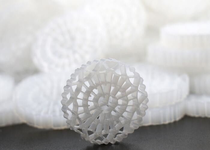 Trattamento delle acque reflue Biochip Bio Media MBBR Carrier Biofilter Media Bio Balls
