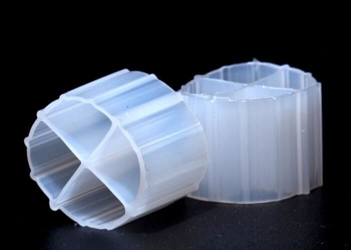 Trattamento delle acque di stagno MBBR Carrier Bio Filter Media In Bianco