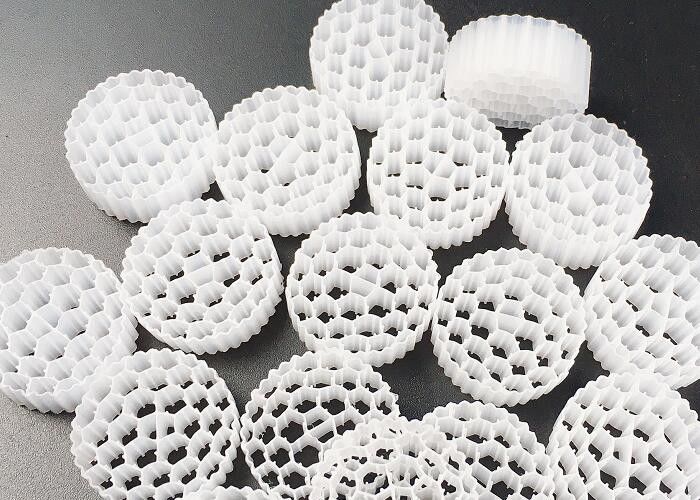 38 stanze K3 tecnologia IFAS MBBR biopipe media prezzo di fabbrica per il trattamento delle acque industriali 25*10mm