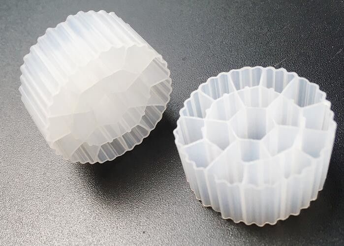 Bianco 25*12 mm Mbbr Bio Media Ifas Processo di rimozione del baccalà