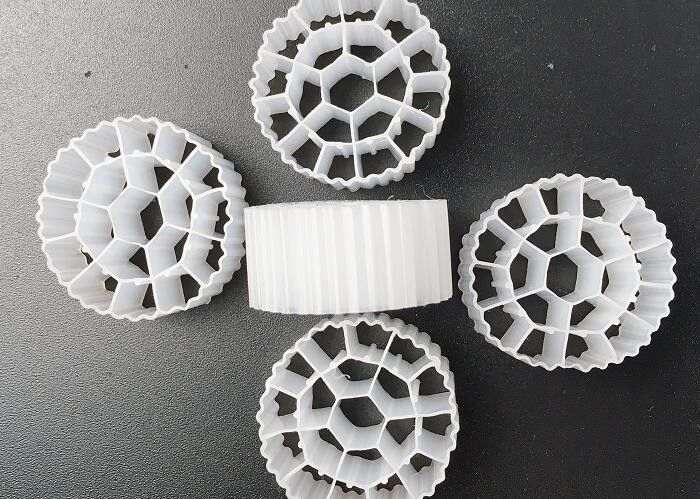 Materiale di plastica K1 e K3 Bioball Filter Media Hdpe 25*12mm Ras Biocolore Biocarriere