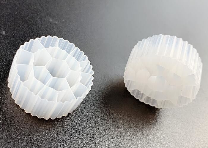 Hdpe di plastica per RAS resistenza agli urti MBBR filtro galleggiante
