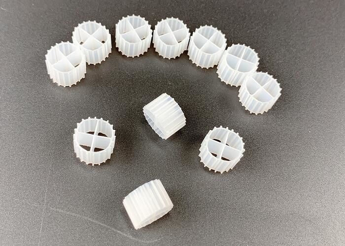 Prodotto di biofiltraggio in HDPE bianco 11 mm per la denitrificazione