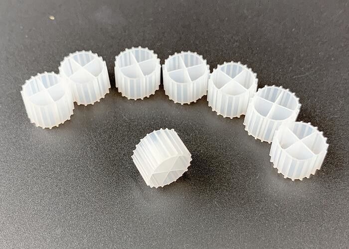 Prodotto di biofiltraggio in HDPE bianco 11 mm per la denitrificazione