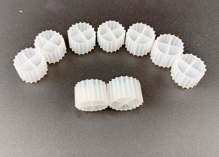 Prodotto di biofiltraggio in HDPE bianco 11 mm per la denitrificazione