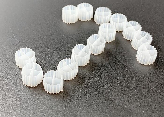 11*7mm MBBR Bio Balls Filter Media Grande superficie