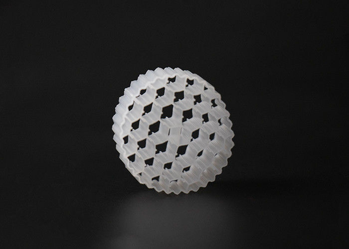 Bianco Materiale Hdpe 38 fori MBBR Portatore vergine PE