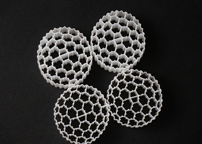Bianco Materiale Hdpe 38 fori MBBR Portatore vergine PE