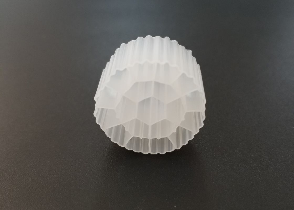 Medi filtranti in colore bianco Hdpe, Medi filtranti in plastica Long Service Life