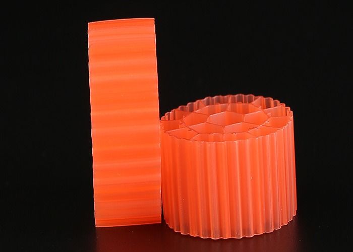 Materiale di filtro in plastica in HDPE vergine con 19 fori e colore bianco per RAS