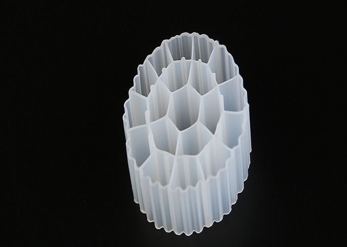 Bianco colore MBBR Filter Media K3 Bio Media Buona resistenza agli impatti con HDPE vergine