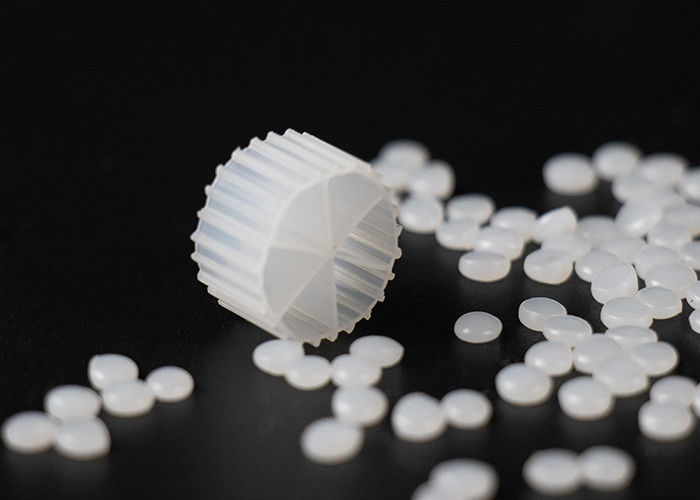 MBBR 100% vergine HDPE PE04 BIO Filter Media Bianco Colore 0,98 g/Cm3