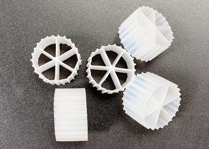 MBBR Mixing Moving Bed Bifilm Reactor Materiale HDPE MBBR K1 Filter Media FDA Safty