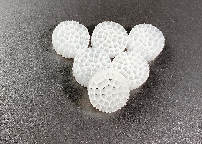 Biotubi Biopipe Bio Balls Biocell Filter Media Bianco Colore Materiale HDPE