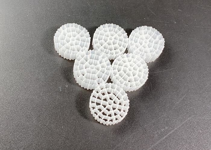 Biotubi Biopipe Bio Balls Biocell Filter Media Bianco Colore Materiale HDPE