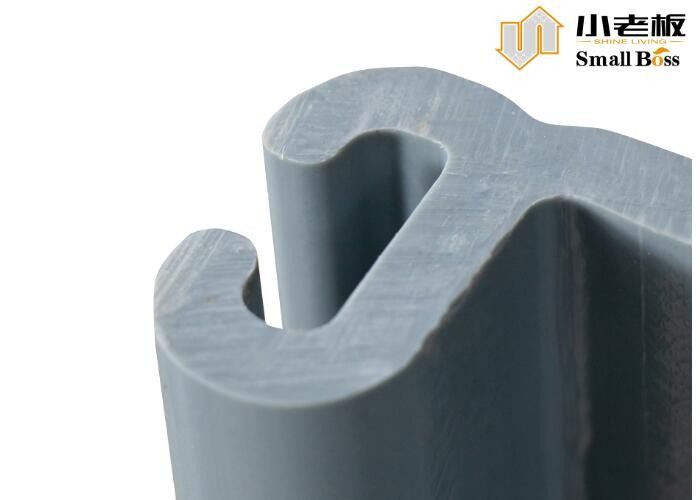 Pile di fogli di PVC in vinile di colore grigio per estrazione di tipo Z personalizzata