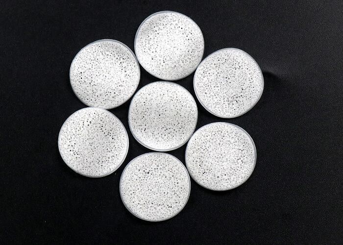 Biochips Biotubes Filter Media Bianco Colore Rotondo Piatti Piatti